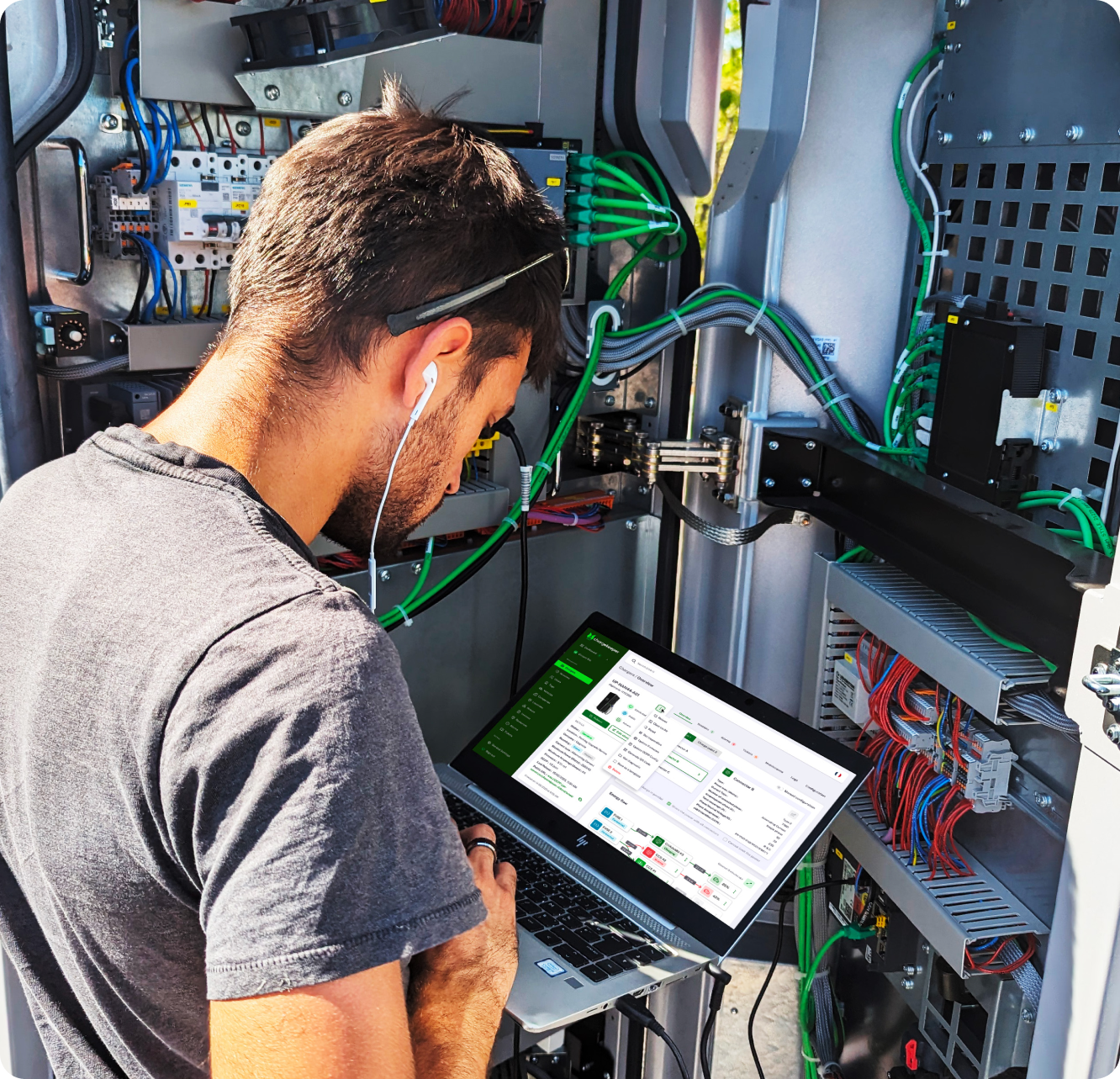 EV charging technician