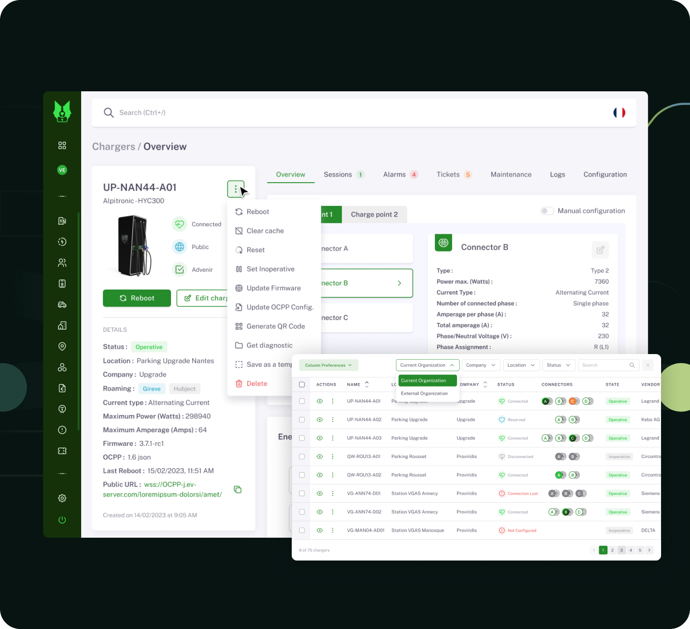 Real-time monitoring and management