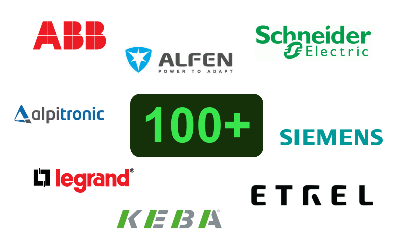 Hundreds of compatible charger models